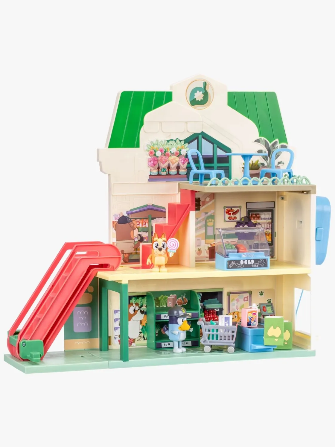 Legetøjsfigurer|Bluey Legesæt Supermarked