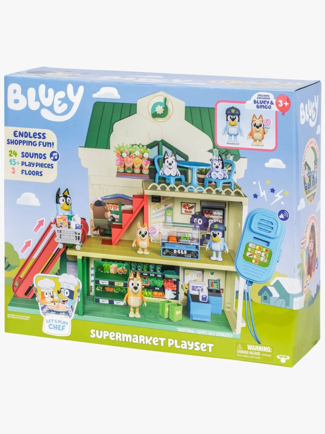 Legetøjsfigurer|Bluey Legesæt Supermarked