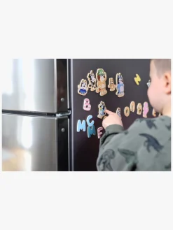 Børn Bluey Legetøj Til Børn På 0-10 År|Byggesæt & Lego-Magnet Bogstaver og Figurer