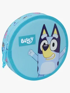 Kreativt Legetøj|Bluey Rund Penalhus, Lyseblå