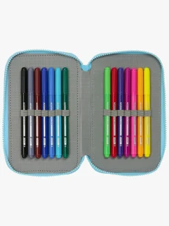 Kreativt Legetøj|Bluey Tredelt Penalhus, Blå Blå