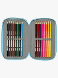 Kreativt Legetøj|Bluey Tredelt Penalhus, Blå Blå