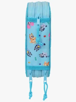 Kreativt Legetøj|Bluey Tredelt Penalhus, Blå Blå