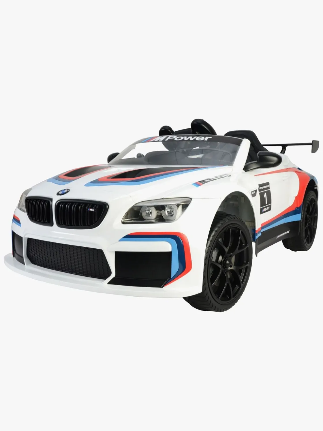 Elbiler & -Køretøjer|BMW M6GT3 Elbil, Hvid