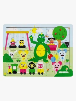 Teddykompaniet Spil & Puslespil-Bolibompa Puzzle Dragon in Playground 48 Brikker