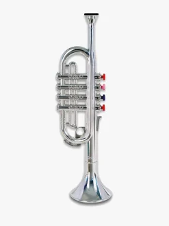 Musikinstrumenter|Bontempi Sølvfarvet Trompet