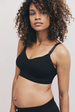 Tøj Til Mor|Boob Amme-BH, Fast Food, T-Shirt, Black