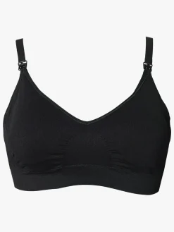 Tøj Til Mor|Boob Amme-BH, Fast Food, T-Shirt, Black