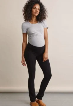 Tøj Til Mor|Boob Once-On-Never-Off Straight Leg Bukser, Black