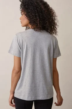 Tøj Til Mor|Boob Vente/Amme T-Shirt, Grey Melange Grå