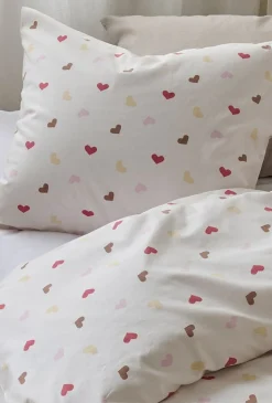 Sengetøj|Borgans Borganäs Sengesæt Hjärtrud 150x210, Beige