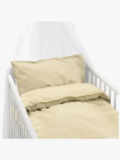 Sengetøj|Borgans Borganäs Sengesæt Tremmeseng Humble 100 x 130 2-delt, Gul