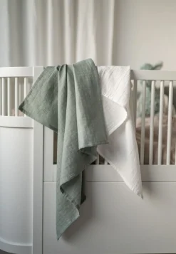 Interiør|Borgans Borganäs Stofble 70x70 2-pak, Grøn Grøn/Hvid