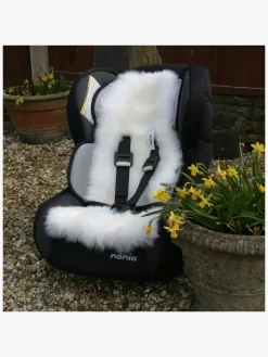 Vogntilbehør|Bozz Lammeskinshynde, Nature Beige/Hvid