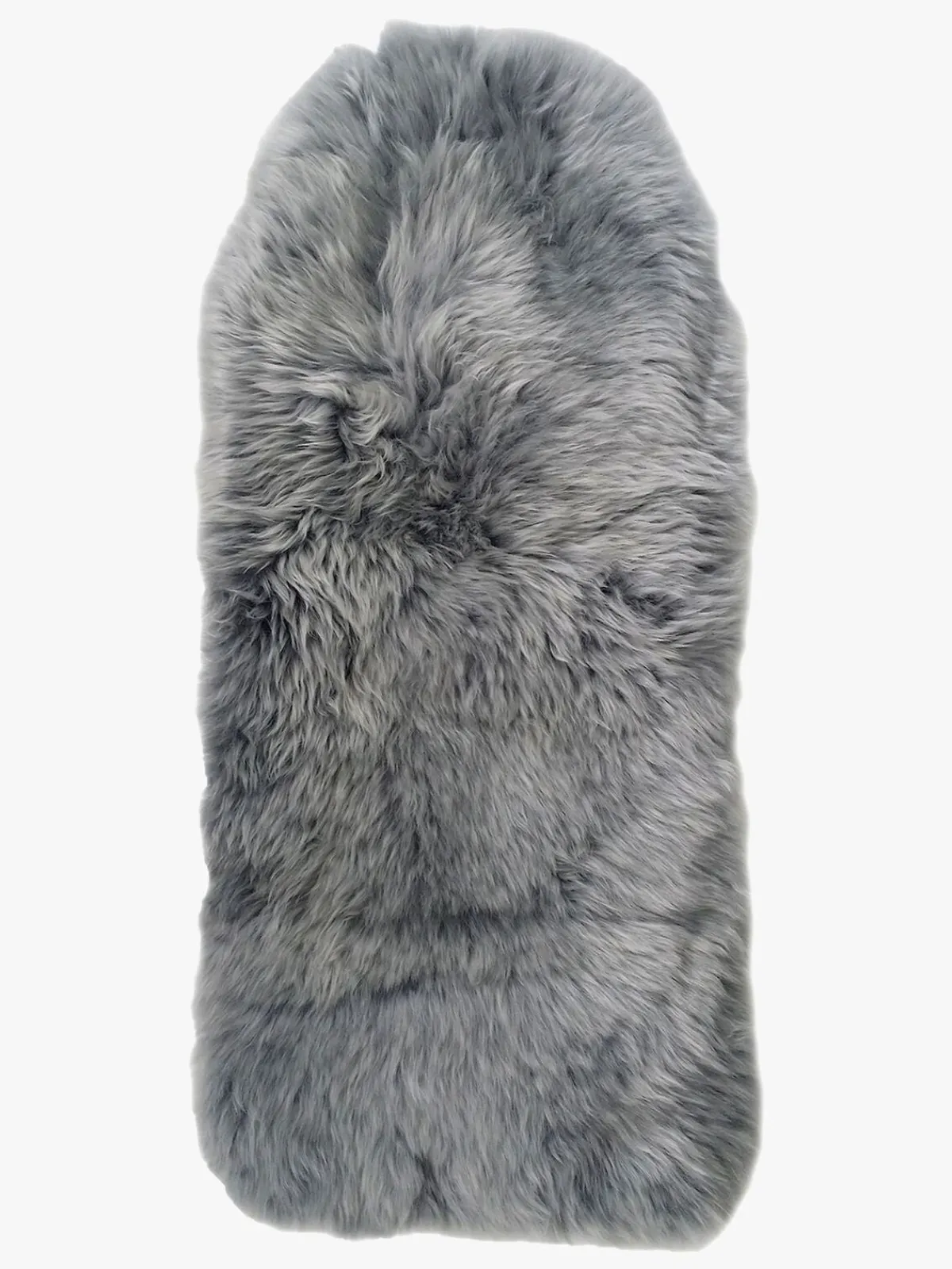 Vogntilbehør|Bozz Siddehynde Lammeskind Langhåret, Platinum Grå