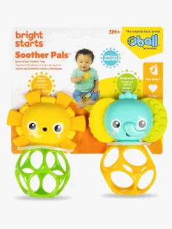 BrightStarts Babylegetøj-Bright Starts Oball Bidelegetøj 2-Pak