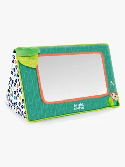 Babylegetøj|BrightStarts Safari Mirror Aktivitetslegetøj, Grønt/Mønstret