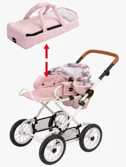 Dukker & Bamser|Brio 24891375 Dukkevogn Kombi, Lyserød