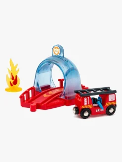 Brio Togbaner & Legeborde-33976 Rescue Action Tunnel-set, Smart Tech Sound