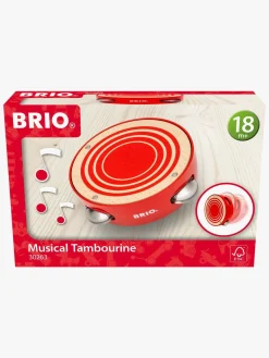 Musikinstrumenter|Brio 30263 Tambourine Instrument, Rød
