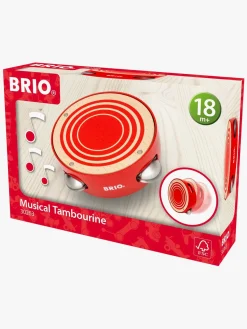 Musikinstrumenter|Brio 30263 Tambourine Instrument, Rød