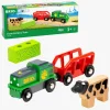 Brio Togbaner & Legeborde-36018 World Farm Batteri Traktor
