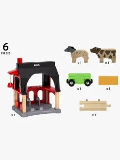 Legetøjsfigurer|Brio World 36012 Dyrestald