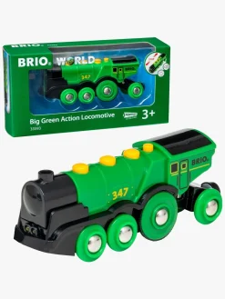 Togbaner & Legeborde|Brio World 33593 Flot Grønt Lokomotiv B/O