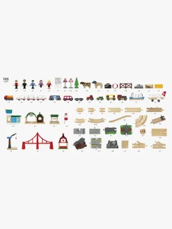 Brio Togbaner & Legeborde-World 33766 Luksus Togsæt