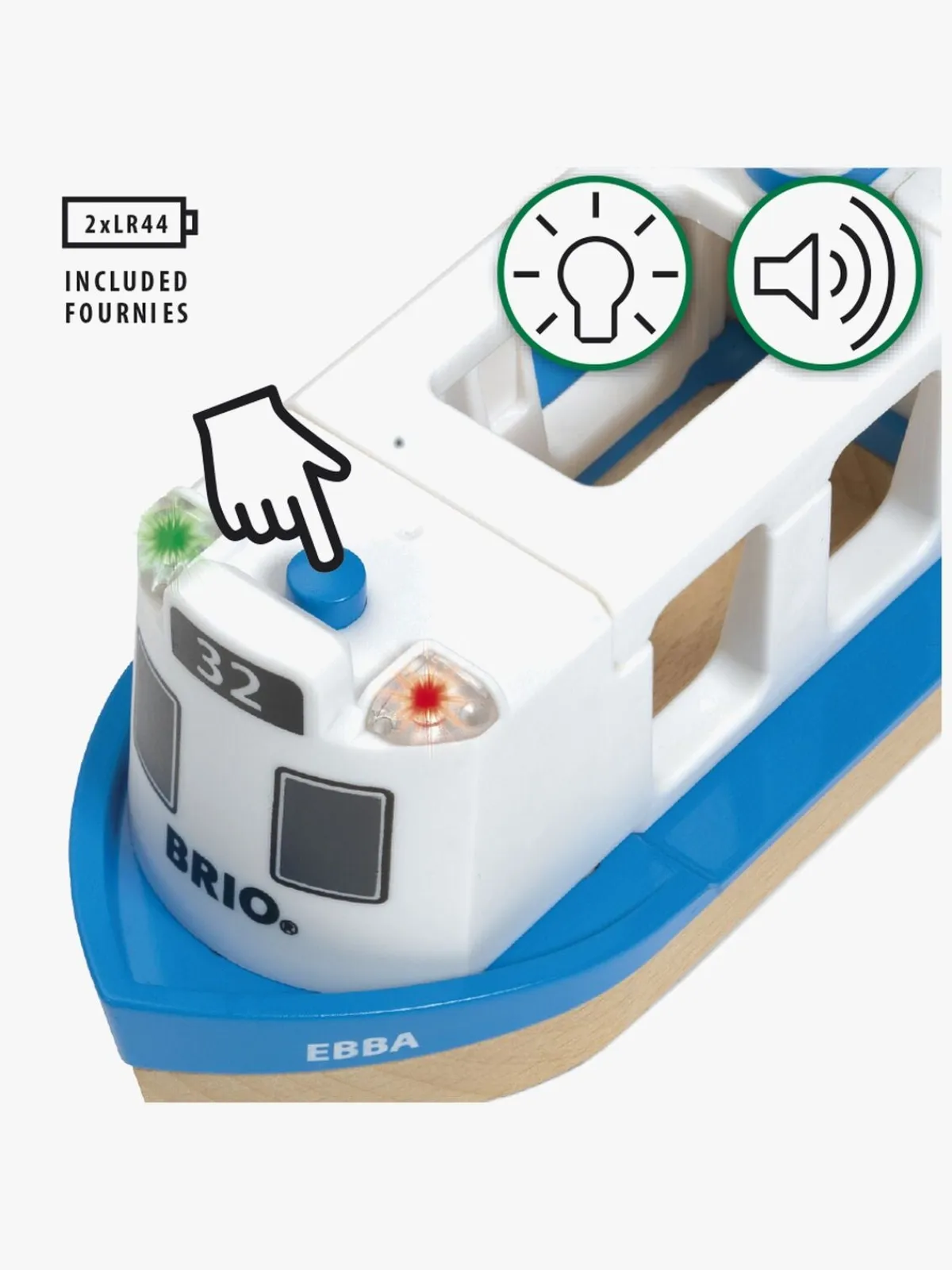 Brio Togbaner & Legeborde-World 33766 Luksus Togsæt