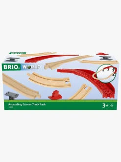 Togbaner & Legeborde|Brio World 33995 Pakke med hævede, buede skinner