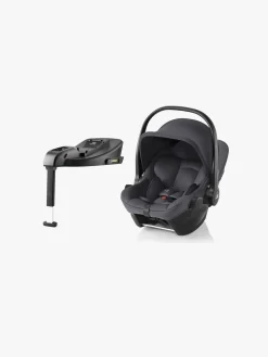 Autostole 0-13 Kg|Britax Römer Baby-Safe Core Autostol Baby inkl. Baby-Safe Core Base, Midnight Grey