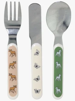 Spisetid|RttStart Børnene i Bulderby Børnebestik 3-pak Flerfarvet