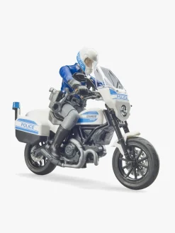 Bruder Legetøjsbiler & -Fartøjer-BWorld Scrambler Ducati Politimotorcykel med Chauffør