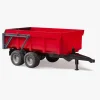 Legetøjsbiler & -Fartøjer|Bruder Fliegl Tippeanhænger, Rød