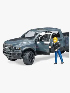 Legetøjsbiler & -Fartøjer|Bruder RAM 2500 Power Wagon Inkl. Trailer m. Roadster Racing Team