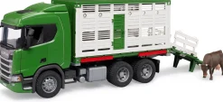 Legetøjsbiler & -Fartøjer|Bruder Scania R-Serie Dyretransport & Ko