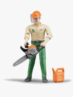 Legetøjsbiler & -Fartøjer|Bruder Skovarbejder m. Tilbehør Flerfarvet