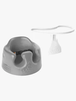 Bumbo Højstole & Tilbehør-Barnesæde m. Legebord, Grå