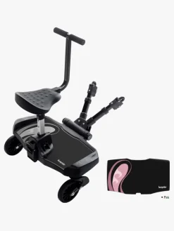 Bumprider Vogntilbehør-Ståbræt m. Sæde Lyserød