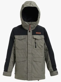 Børn Burton Vintertøj-Boys Covert Jakke, Bog Heather/True Black