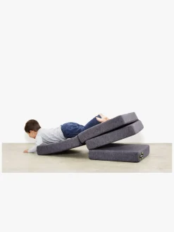 Børnemøbler|KlipKlap by 4 Fold Madras, Mørkegrå