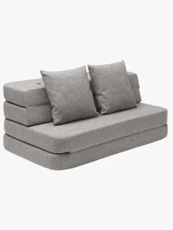 Børn KlipKlap Børnemøbler-by 3 Fold Sofa XL, Multi Grey