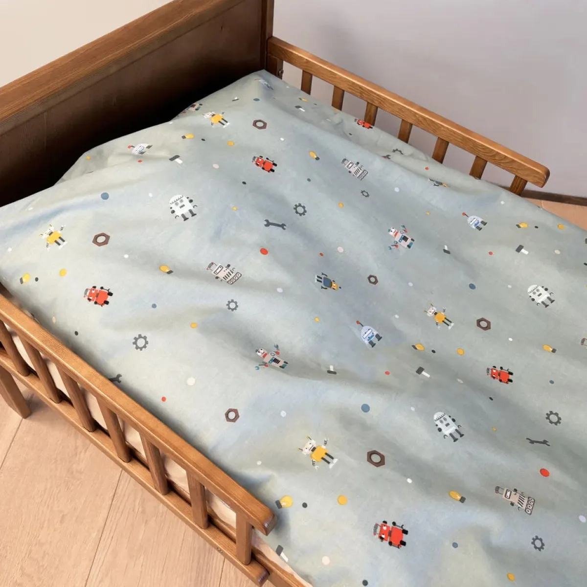 Børn BrandMac Sengetøj-By Mats Sengesæt Junior 100x140, Robot