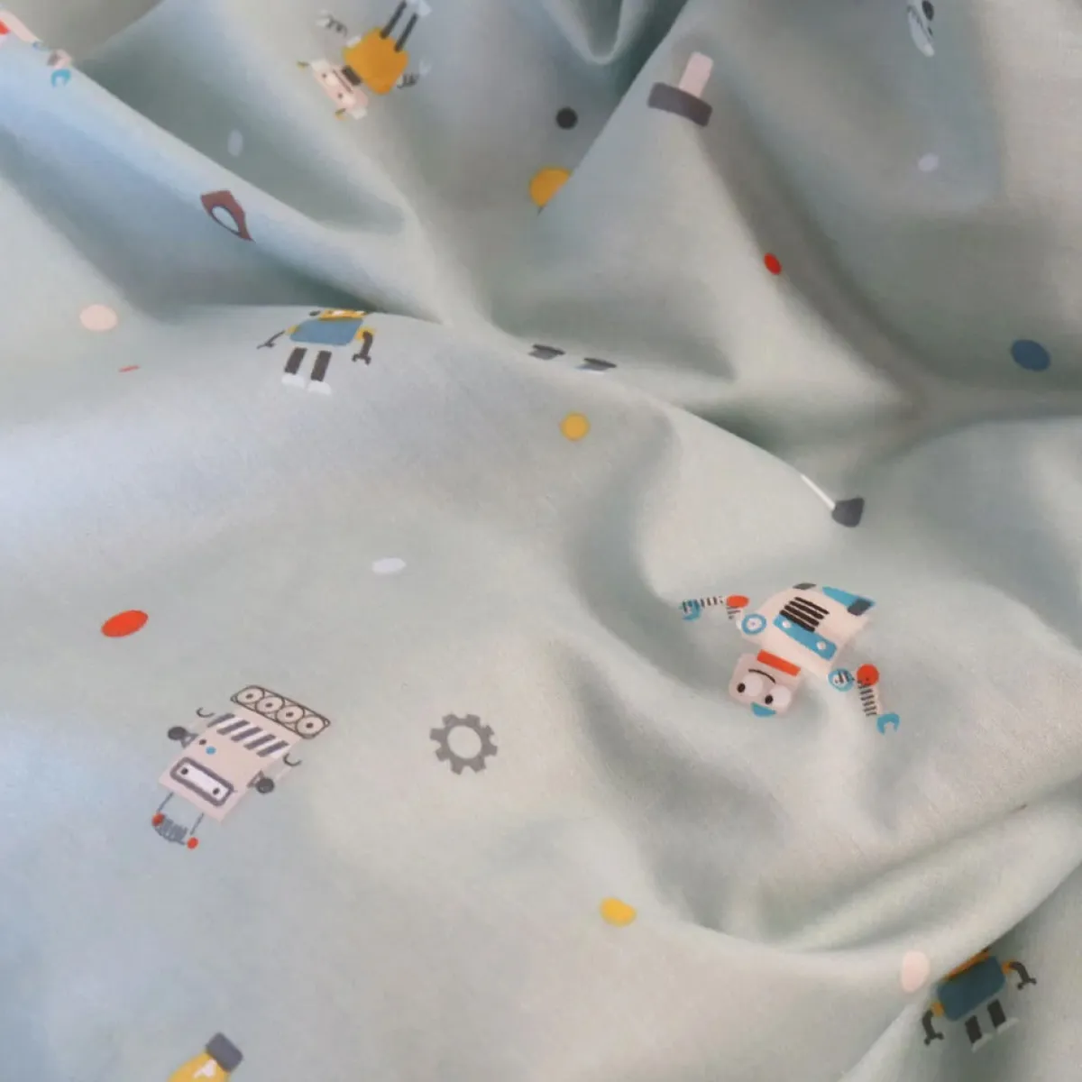 Børn BrandMac Sengetøj-By Mats Sengesæt Junior 100x140, Robot