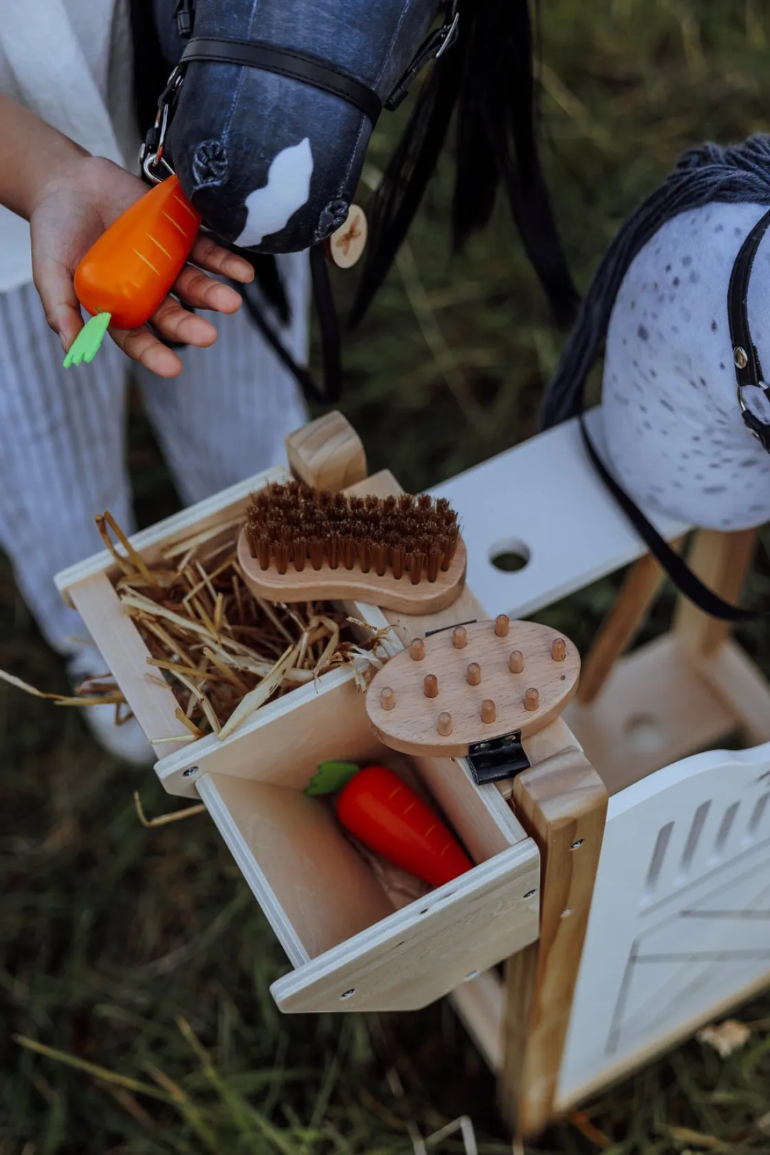 Dukker & Bamser|byASTRUP Hesteboks til 2 Kæpheste