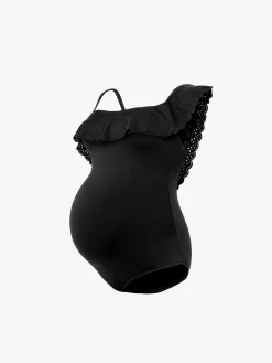 Tøj Til Mor|CacheCoeur Cache Coeur BLOOM Graviditetsbadedragt, Black Sort