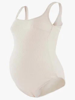 Tøj Til Mor|CacheCoeur Bayside Graviditetsbadedragt, Pearl Hvid