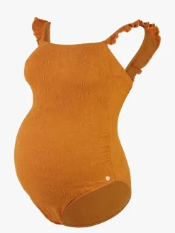Tøj Til Mor|CacheCoeur Maldives Graviditetsbadedragt, Cumin Orange