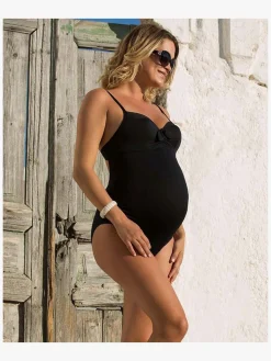 Tøj Til Mor|CacheCoeur Monaco Graviditetsbadedragt, Sort